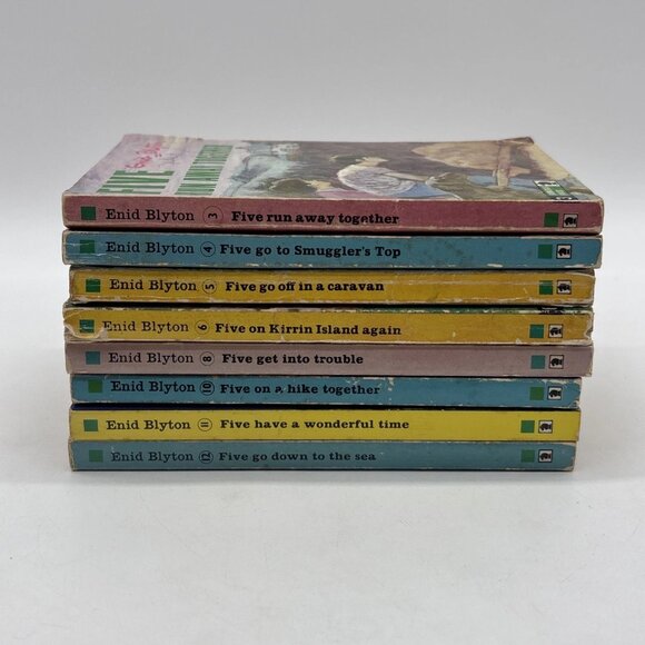 Lot Of 8 Enid Blyton Famous Fives Books Bundle 1970’s 3 4 5 6 8 10 11 12 - Picture 1 of 6